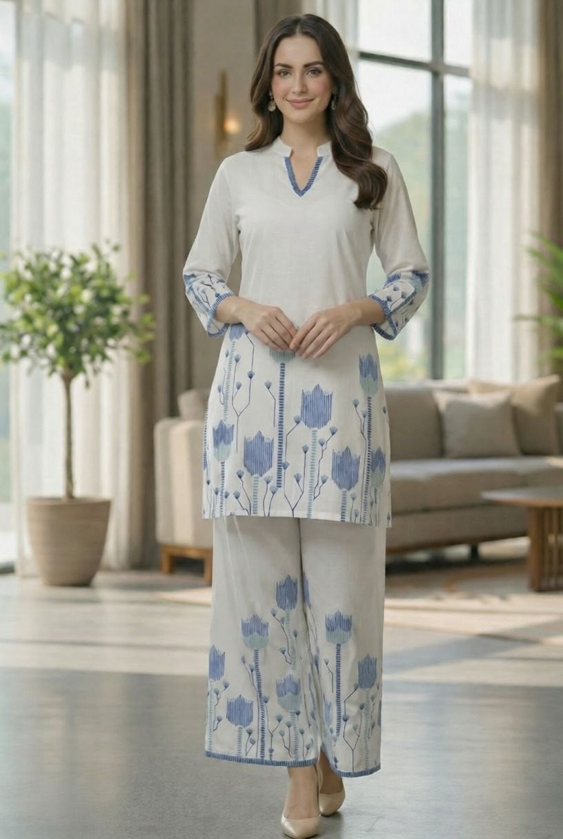Printed Designer Co-ord Set