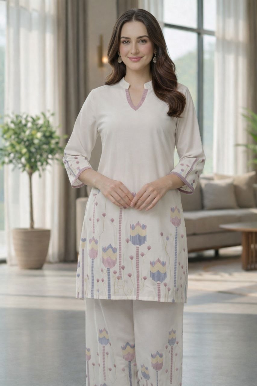 Printed Designer Co-ord Set