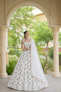 Embroidered Floral Lehenga Choli Set